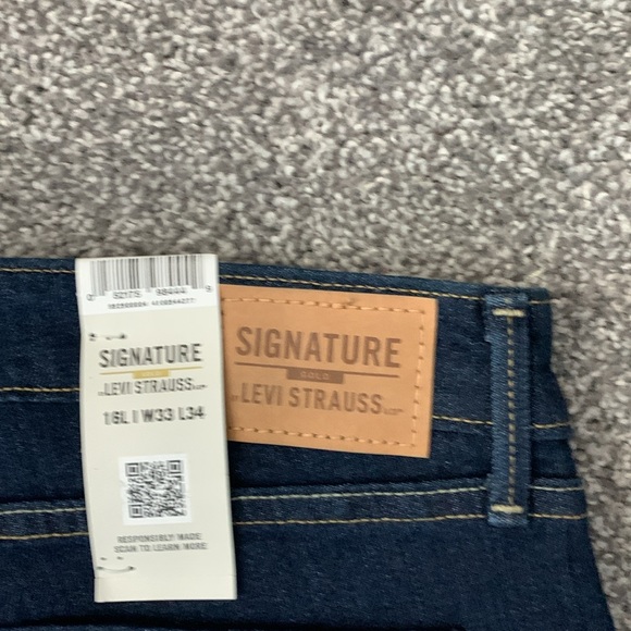 Signature Levi Strauss mid rise jeans size 16L - Picture 5 of 5